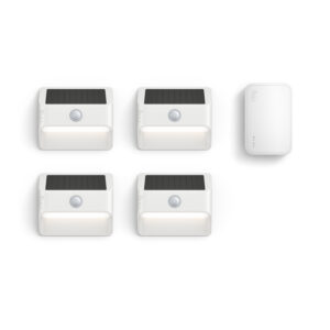 Smart Lighting Solar Steplight 4-Pack + Bridge (2nd Gen)