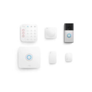 Battery Doorbell + Alarm 5 - Piece Security Kit