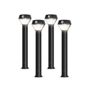 Smart Lighting 4-Pack Solar Pathlight